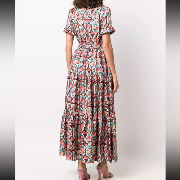 LA DoubleJ Long And Sassy Dress Size Large Matisse Silk NWT - Picture 14 of 15